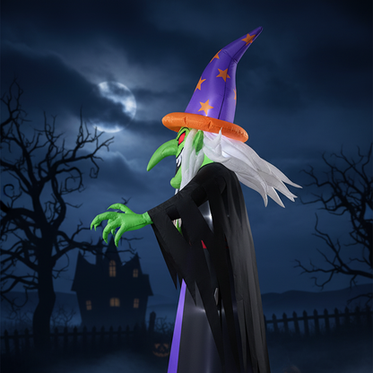 10 Ft Halloween Witch - Right Side View