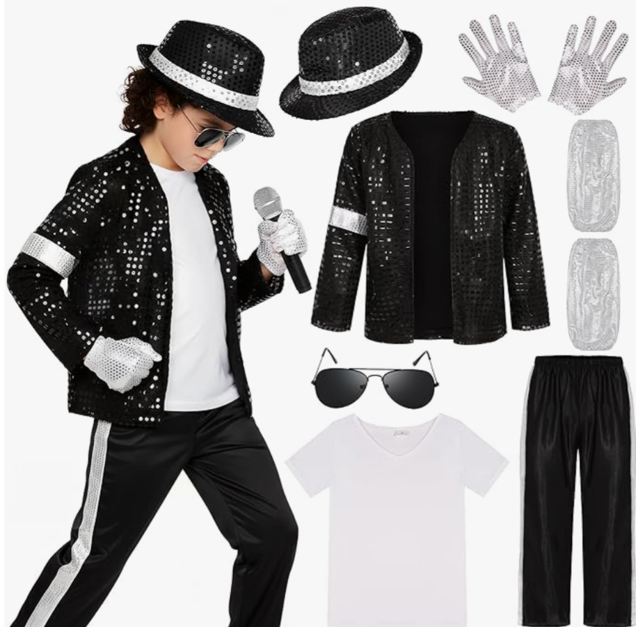 Kids 80s & 90s Pop Star Dance Costume for Boys | Halloween Stage Outfit