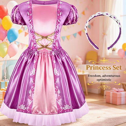 14-Piece Princess Dress Up Costume Gift Set for Toddler Girls