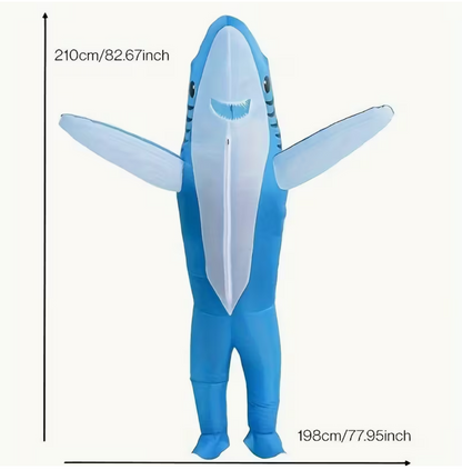 Halloween Inflatable Shark Costume for Adults