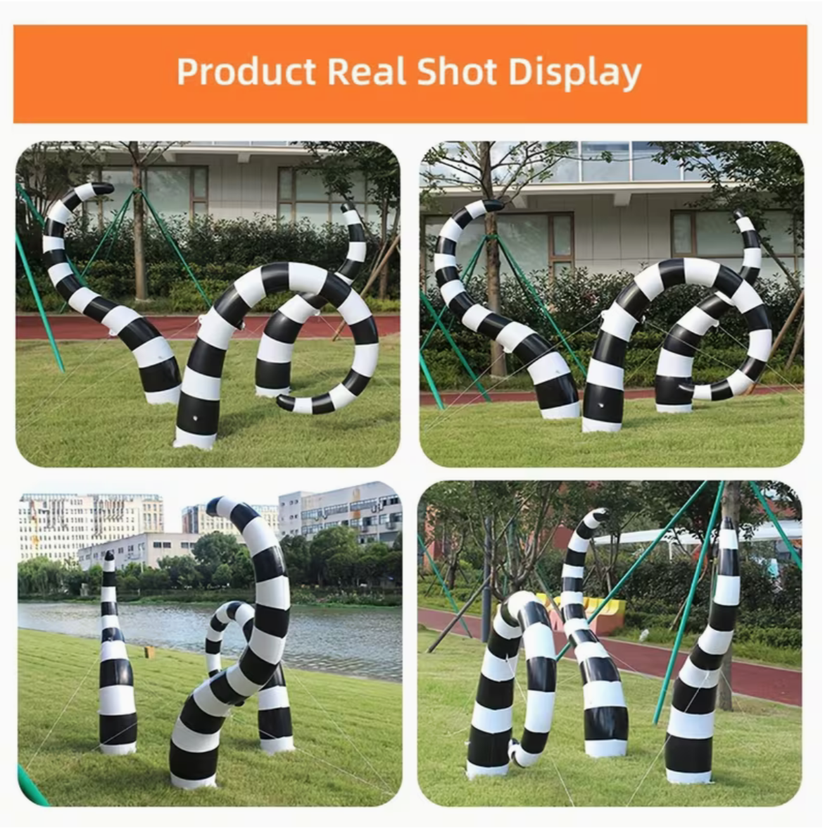 Giant Sandworm Halloween Decorations (Set of 3)
