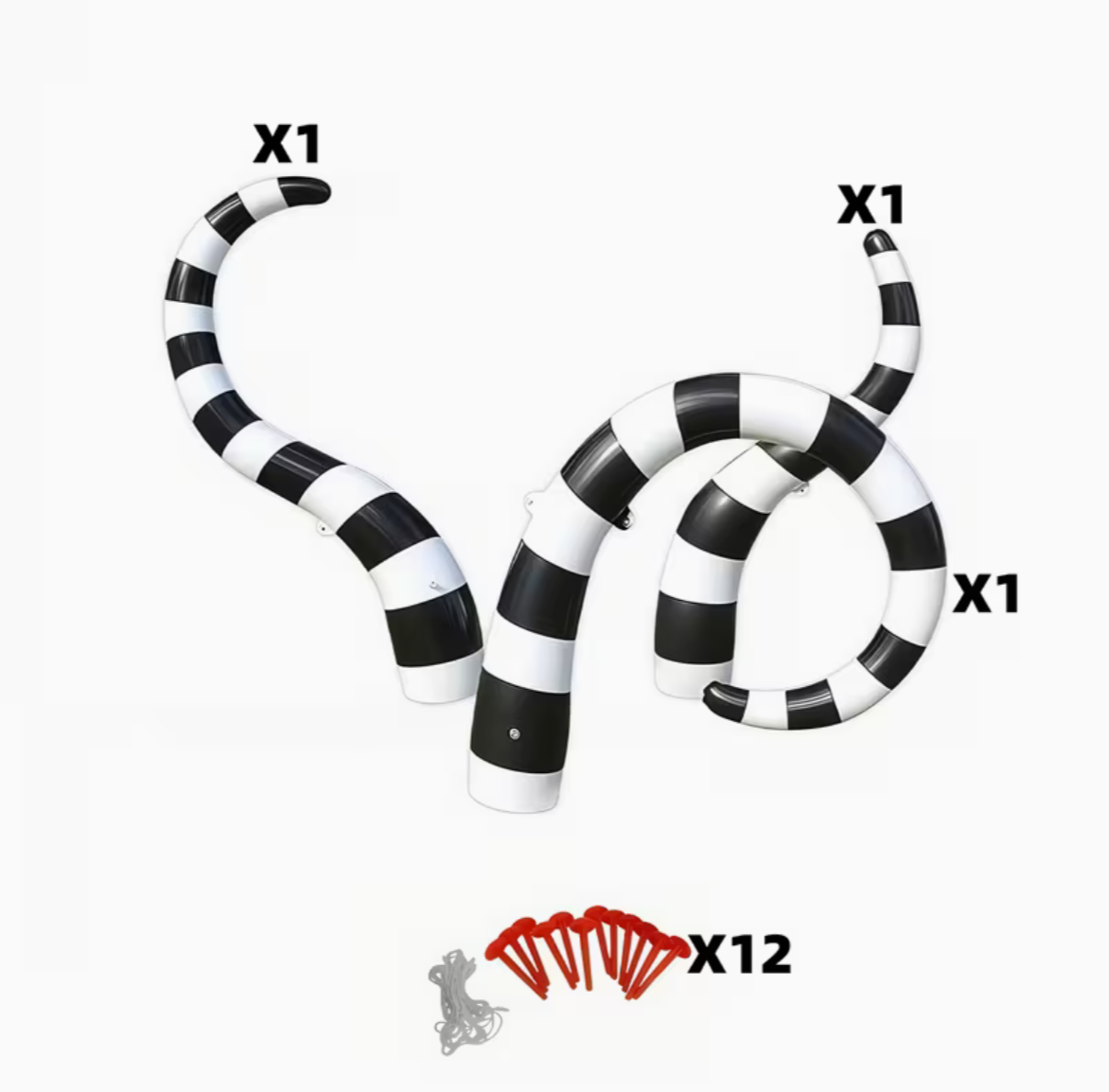 Giant Sandworm Halloween Decorations (Set of 3)