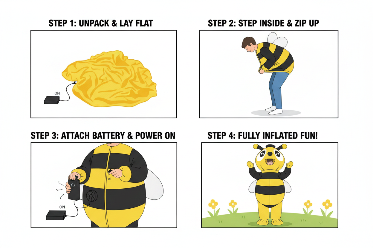 Bee Costume Instructions