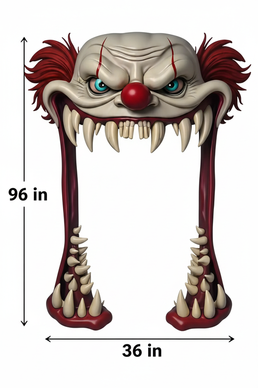 Clown Door Frame Decoration Dimensions