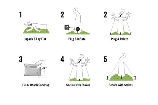 Ghost Tree Inflatable Setup Guide