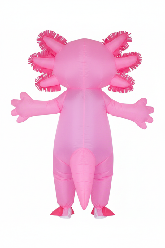 Inflatable Axolotl Costume - Back View
