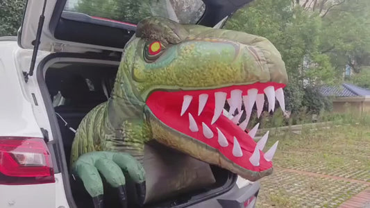 Animated Halloween Inflatable Dinosaur Outdoor Decoration with LED Lighting