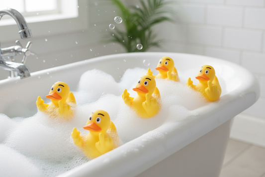 Rubber Ducks in Bathtub